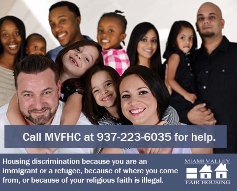 Picture of people who may face discrimination because of being immigrants or refugees, because of where they come from, or because of their religious faith