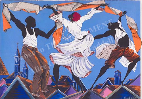 Dance to THE MOVEMENT, a painting by Alice Gatewood Waddell
